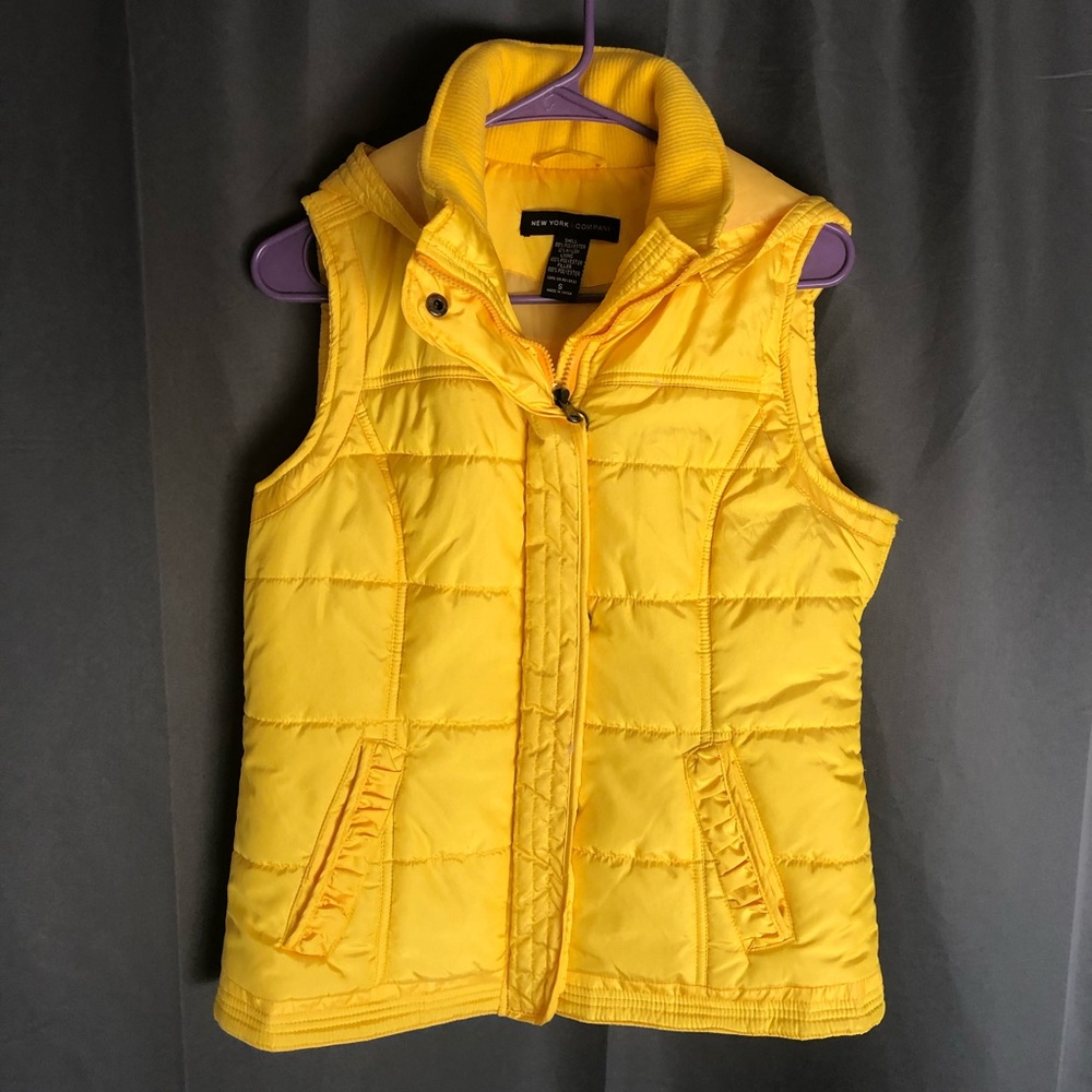 New York & Co Yellow Vest